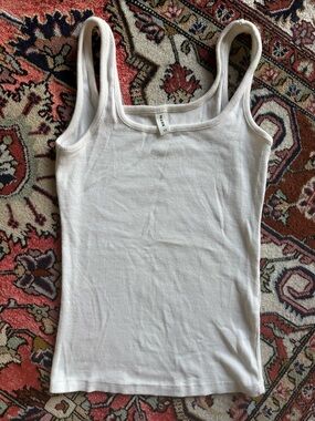 KOTN White Ribbed Tank XS